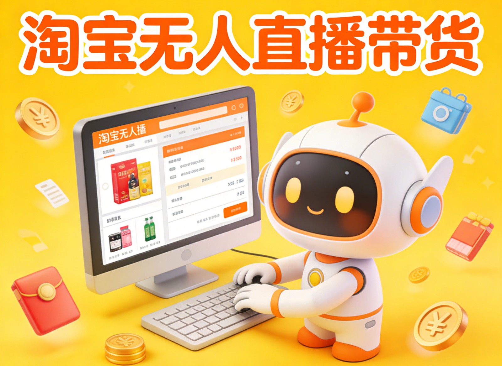 淘宝无人直播带货,24小时自动卖货,月佣金1W+,不违规不封号,不用露脸|无忧资源社