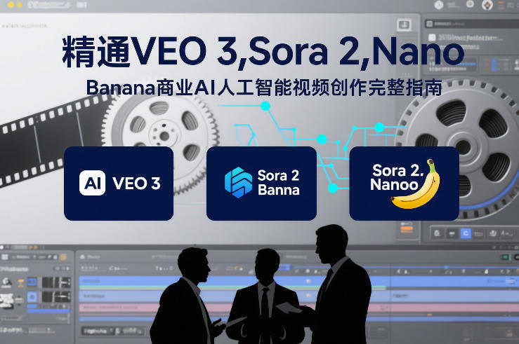 精通VEO 3，Sora 2，Nano Banana商业AI人工智能视频创作完整指南|无忧资源社