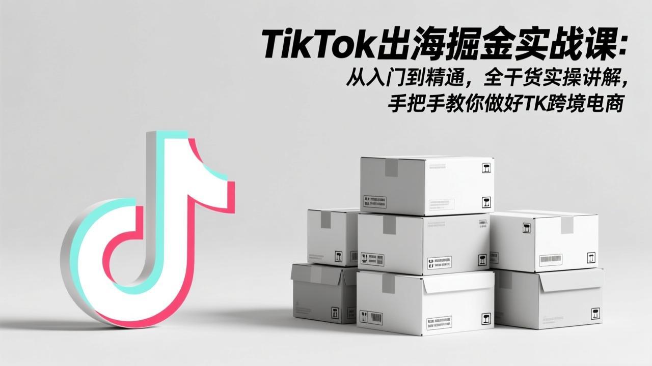 （17368期）TikTok出海掘金实战课：从入门到精通，全干货实操讲解，手把手教你做好TK跨境电商|无忧资源社