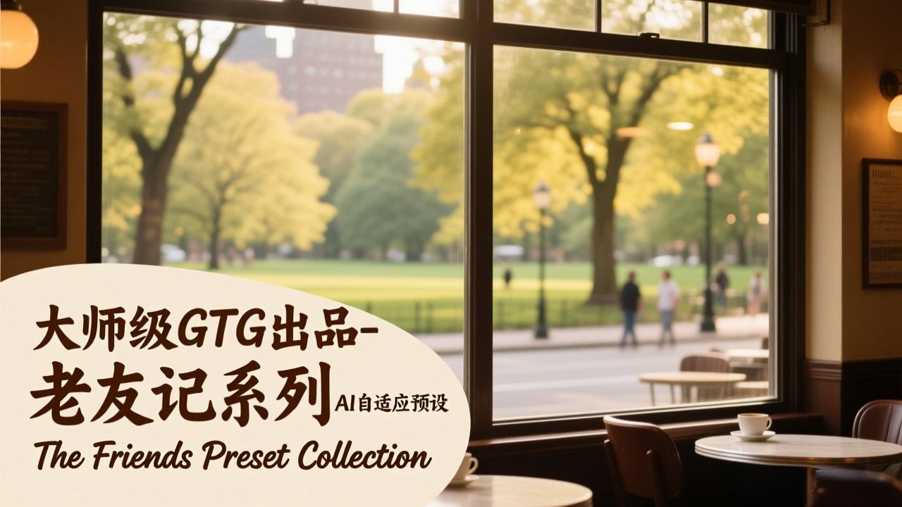 （17403期）大师级GTG出品-老友记系列AI自适应预设The Friends Preset Collection|无忧资源社