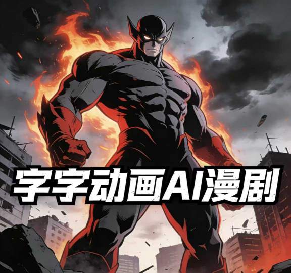 字字动画AI漫剧2026年第1期系统课程，小白看完就能学会实操的漫剧课，单人月收1-3W|无忧资源社