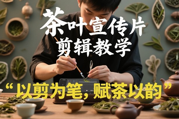 茶叶宣传片剪辑教学，以剪为笔，赋茶以韵，新手也能拍出高级感|无忧资源社