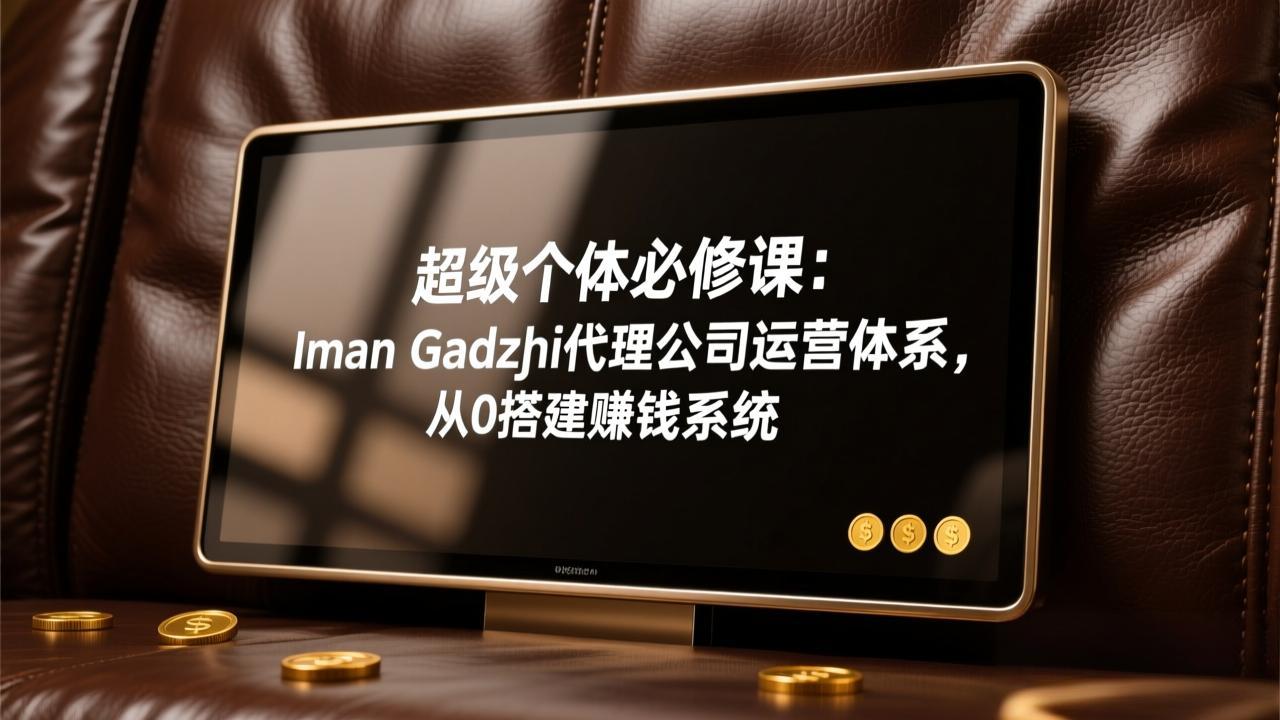 （17525期）超级个体必修课：Iman Gadzhi代理公司运营体系，从0搭建赚钱系统|无忧资源社