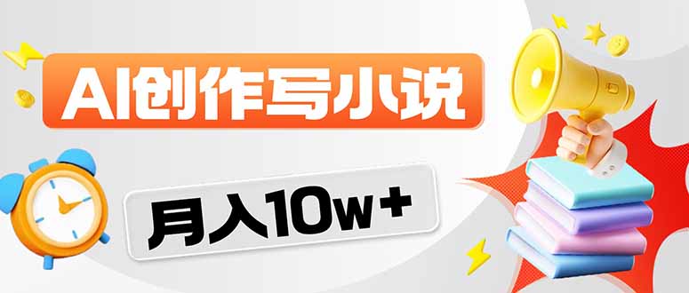 （17788期）2026风口项目AI写小说 轻松实现月入10w+|无忧资源社