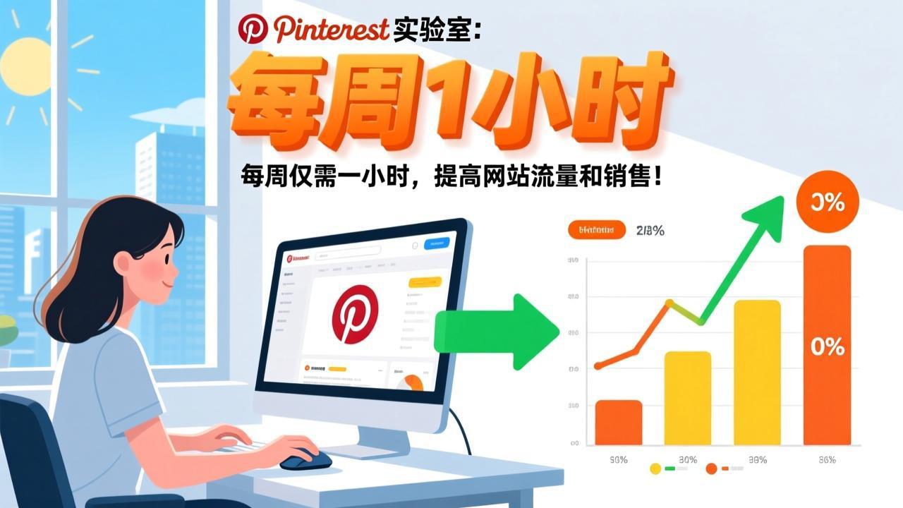 （17505期）Pinterest实验室：每周仅需一小时，提高网站流量和销售！|无忧资源社