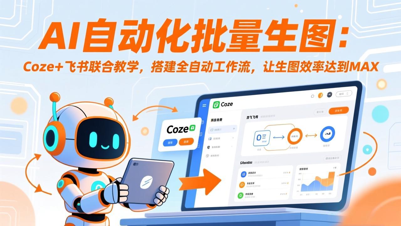 （17575期）AI自动化批量生图：Coze+飞书联合教学，搭建全自动工作流，让生图效率达到MAX|无忧资源社