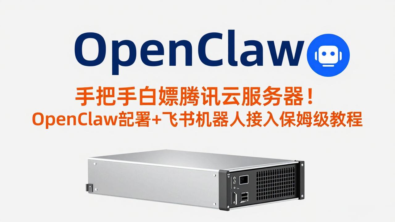 （17556期）手把手白嫖腾讯云服务器！OpenClaw部署+飞书机器人接入保姆级教程|无忧资源社