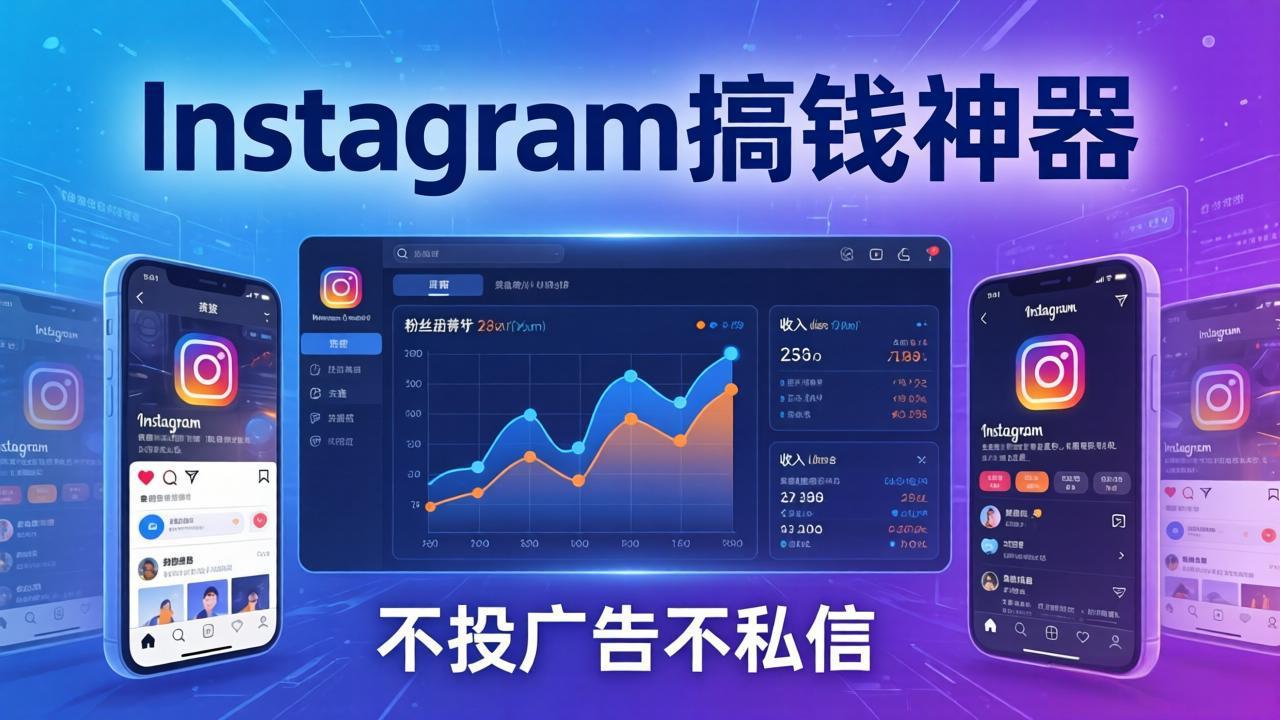 （17731期）Instagram搞钱神器：月涨6万粉+月入5万刀，不投广告不私信，靠算法+低价产品|无忧资源社