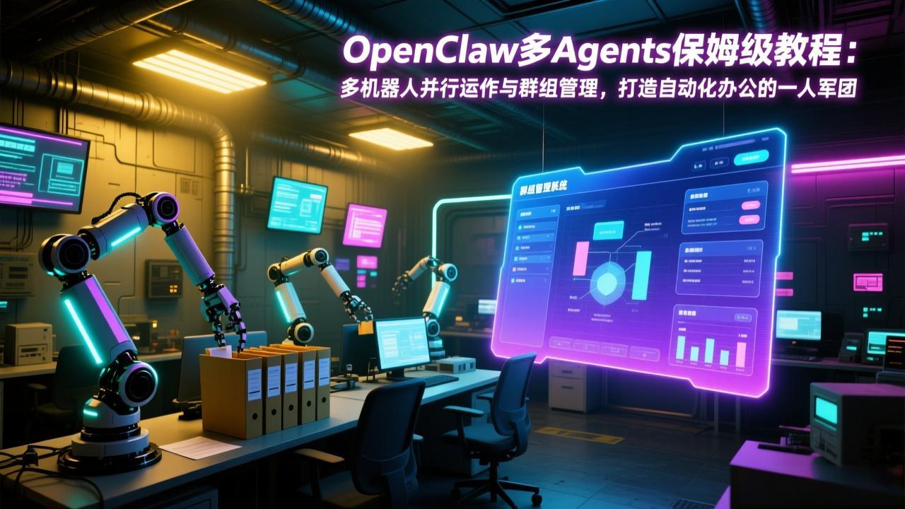 （17563期）OpenClaw多Agents保姆级教程：多机器人并行运作与群组管理，打造自动化办公的一人军团|无忧资源社