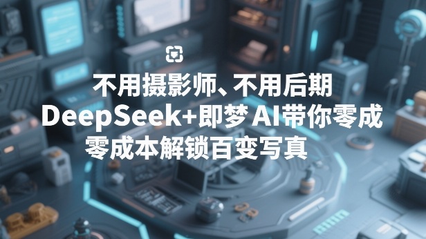 不用摄影师、不用后期，DeepSeek+即梦AI带你零成本解锁百变写真！|无忧资源社