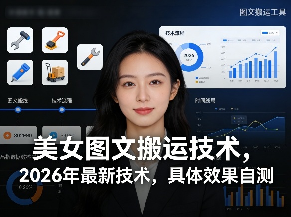 美女图文搬运技术，2026年最新技术，具体效果自测|无忧资源社
