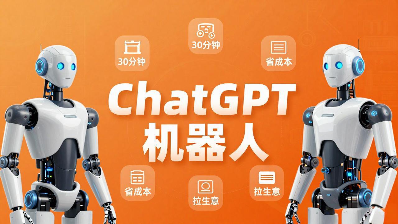 （17982期）智能机器人定制速成课：技术小白30分钟做出ChatGPT机器人，省时间砍成本还能拉生意|无忧资源社
