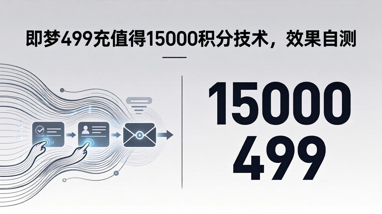 （18093期）即梦499充值得15000积分技术，效果自测|无忧资源社