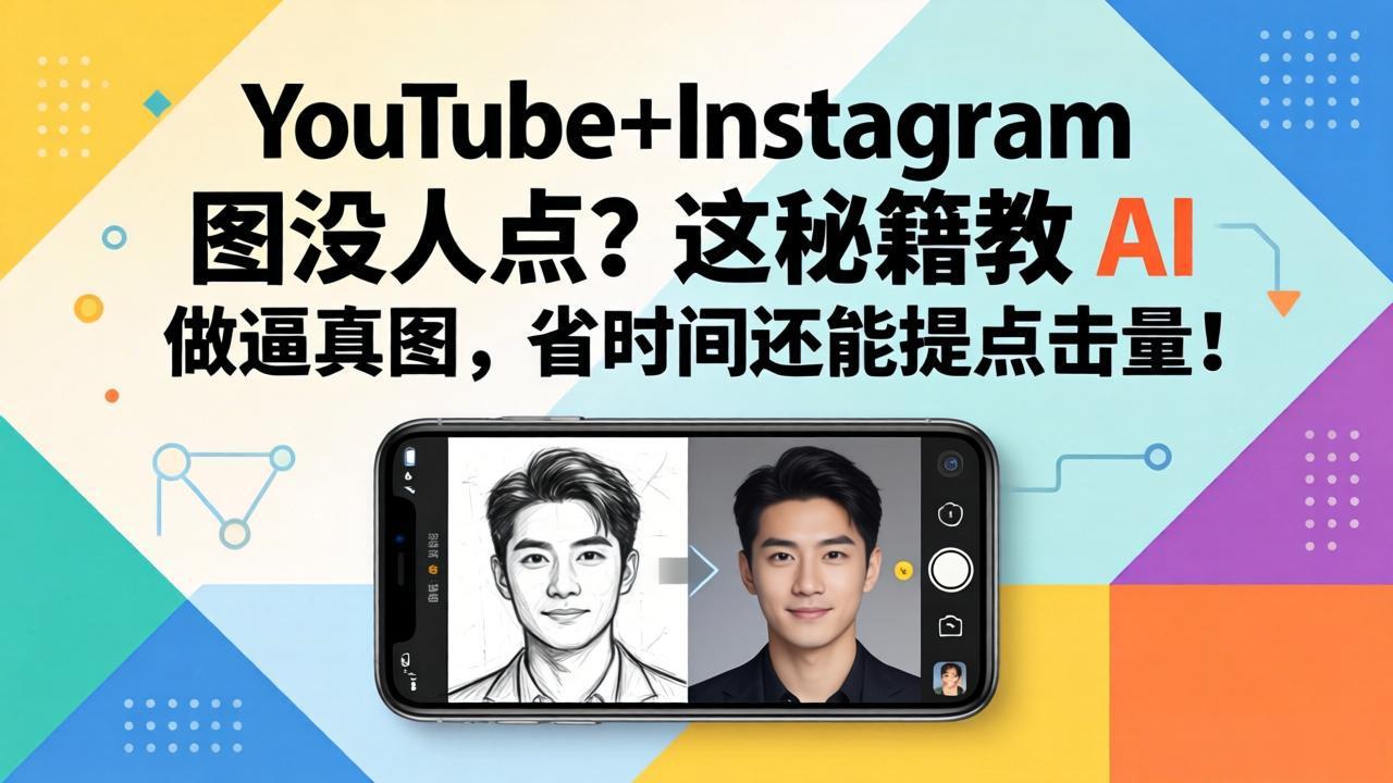 （17911期）YouTube+Instagram 图没人点？这秘籍教 AI 做逼真图，省时间还能提点击量|无忧资源社