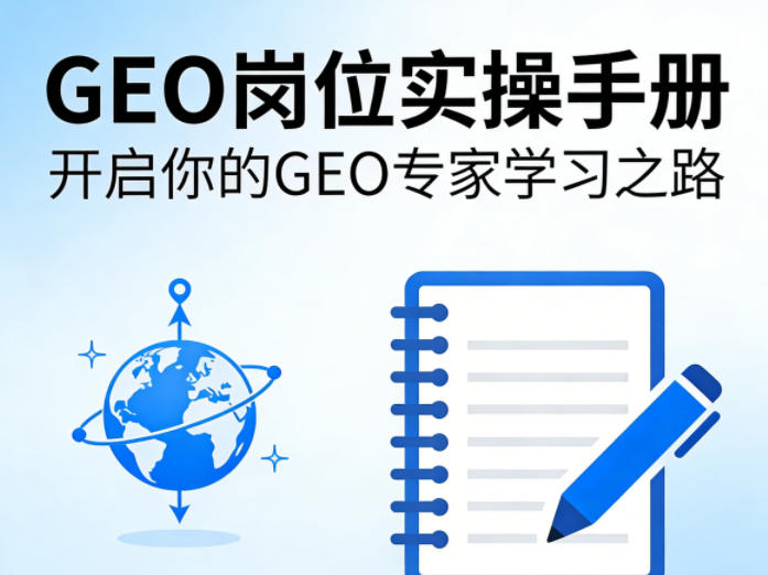 GEO岗位实操手册，开启你的GE0专家学习之路|无忧资源社