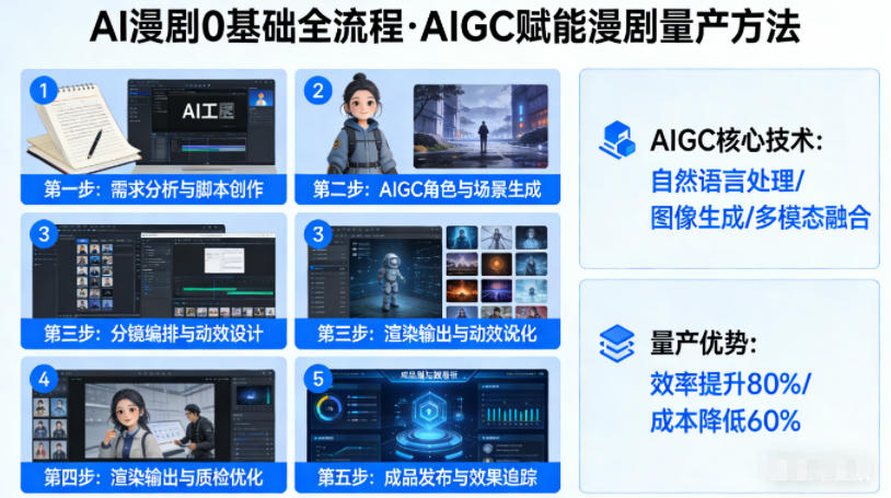 AI漫剧0基础全流程，快速掌握AIGC赋能的漫剧量产方法|无忧资源社