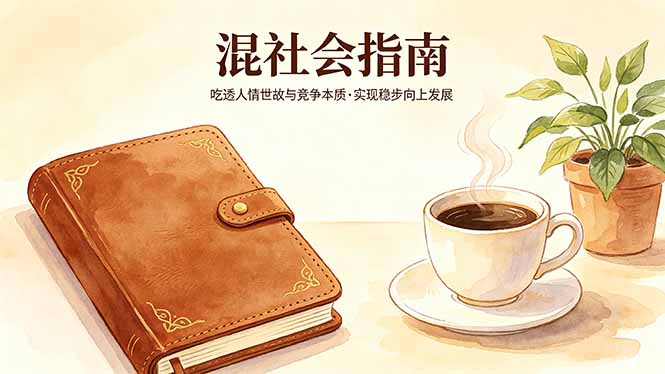 （18282期）付费文章：混社会指南，吃透人情世故与竞争本质，实现稳步向上发展|无忧资源社