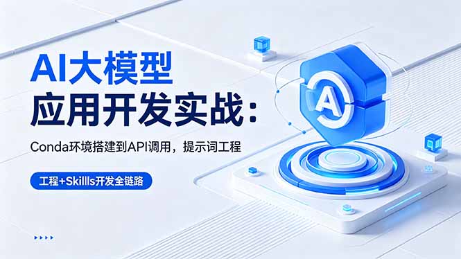 （18518期）AI 大模型应用开发实战：Conda环境搭建到API调用，提示词工程+Skills开发全链路|无忧资源社