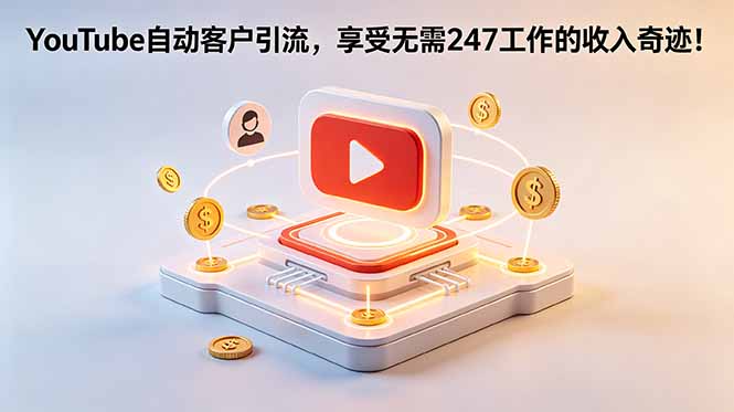 （18658期）YouTube 自动客户引流，享受无需 247 工作的收入奇迹！【原创双语字幕】|无忧资源社