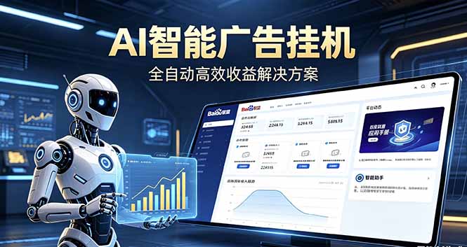 （18661期）Ai智能广告挂机 别再瞎折腾了！这个全自动挂机项目，新手当天见钱，告别频繁换项目的烦恼|无忧资源社
