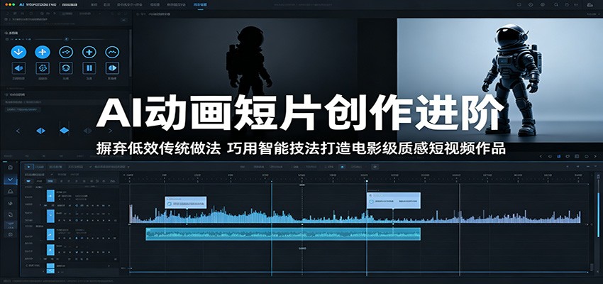 AI动画短片创作进阶：摒弃低效传统做法，巧用智能技法打造电影级质感短视频作品|无忧资源社