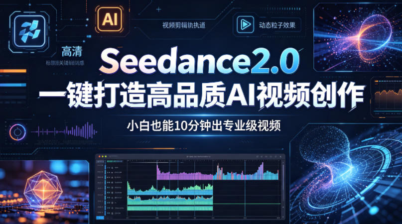 Seedance2.0一键打造高品质AI视频创作，小白也能10分钟出专业级视频|无忧资源社