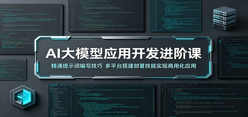 AI大模型应用开发进阶课：精通提示词编写技巧，多平台搭建部署技能实现商用化应用|无忧资源社
