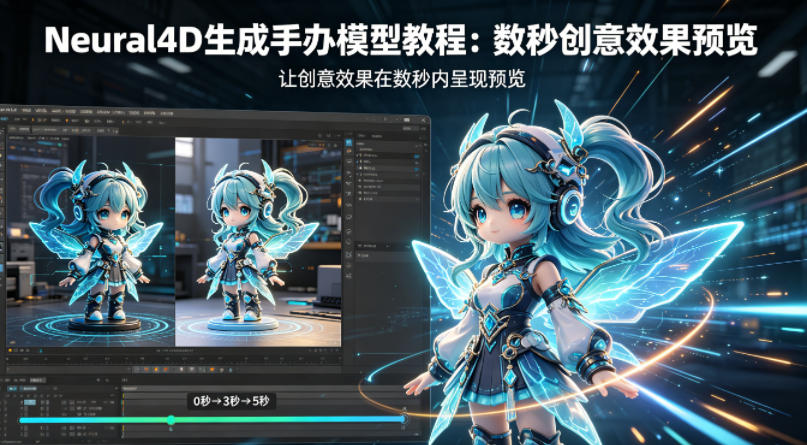 Neural4D生成手办模型教程，让创意效果在数秒内呈现预览|无忧资源社