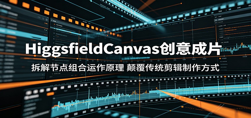 HiggsfieldCanvas创意成片：拆解节点组合运作原理，颠覆传统剪辑制作方式|无忧资源社