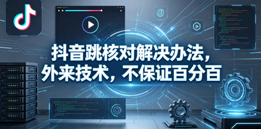 抖音跳核对解决办法,外来技术,不保证百分百|无忧资源社