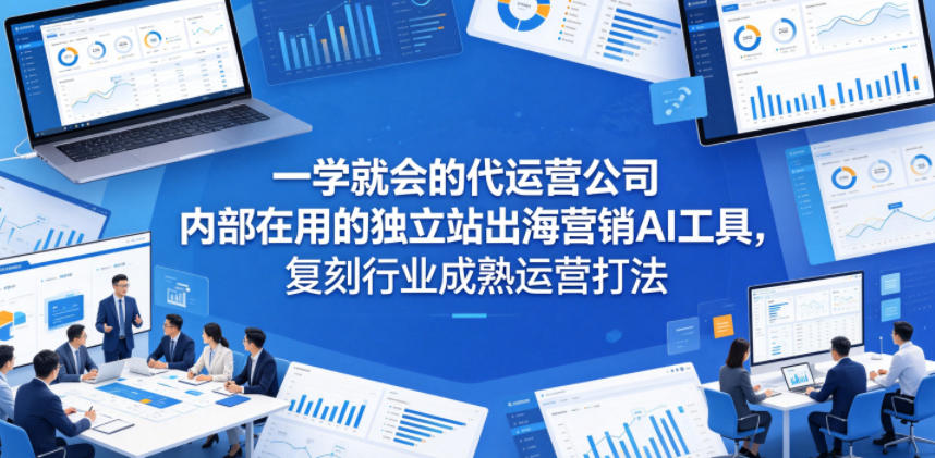 一学就会的代运营公司内部在用的独立站出海营销AI工具，复刻行业成熟运营打法|无忧资源社