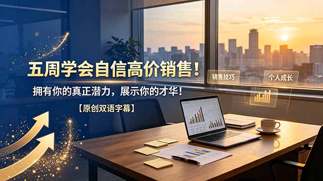（19071期）五周学会自信高价销售！拥有你的真正潜力，展示你的才华！【原创双语字幕】|无忧资源社