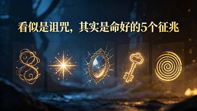 （19089期）付费文章：看似是诅咒，其实是命好的5个征兆|无忧资源社