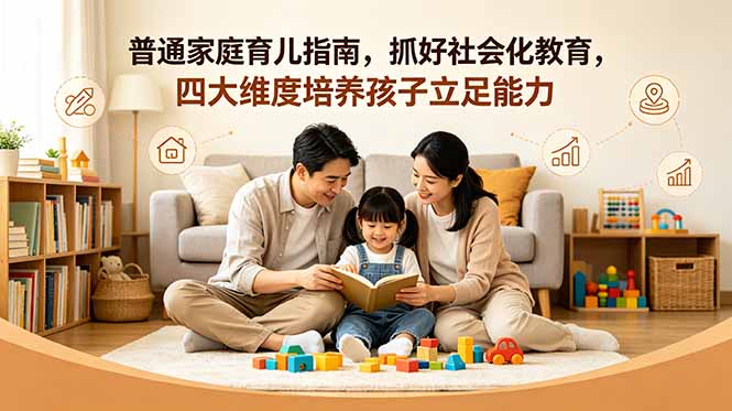 （18755期）付费文章：普通家庭育儿指南，抓好社会化教育，四大维度培养孩子立足能力|无忧资源社
