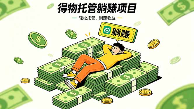 （18726期）26年6月必做！得物视频激励项目，全自动运营单号月利润3600+|无忧资源社