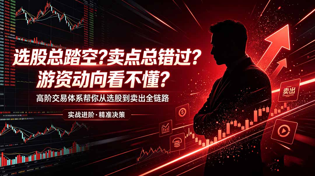 （18937期）选股总踏空？卖点总错过？游资动向看不懂？高阶交易体系帮你从选股到卖出全链路（更新6月）|无忧资源社
