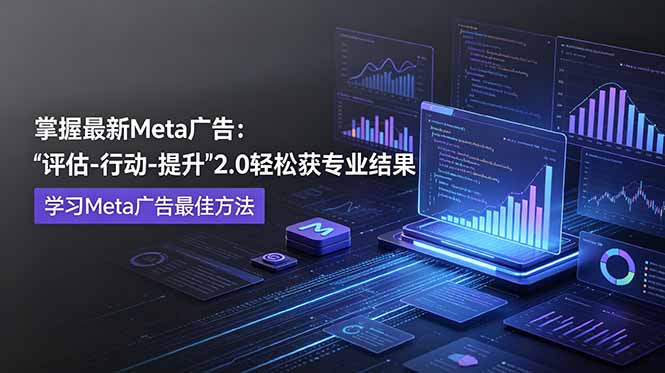 （18972期）掌握最新的Meta广告，通过“评估-行动-提升”2.0版本轻松获得专业级结果。学习目前学习Meta广告的最佳方法|无忧资源社