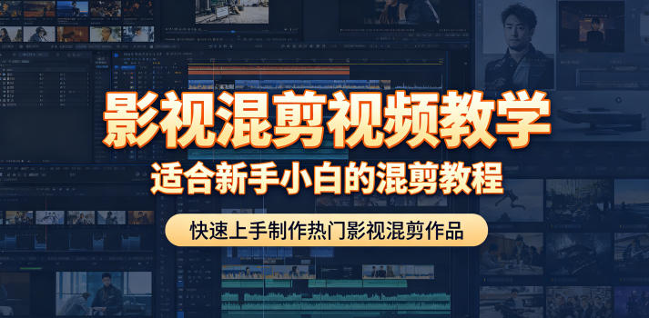 影视混剪视频教学，适合新手小白的混剪教程，快速上手制作热门影视混剪作品|无忧资源社