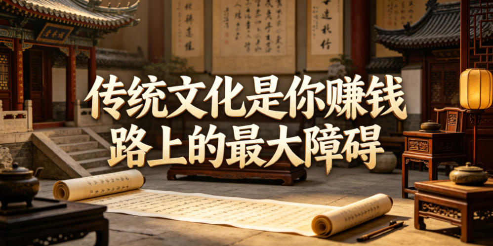 付费文章:传统文化是你賺钱路上的最大障碍|无忧资源社