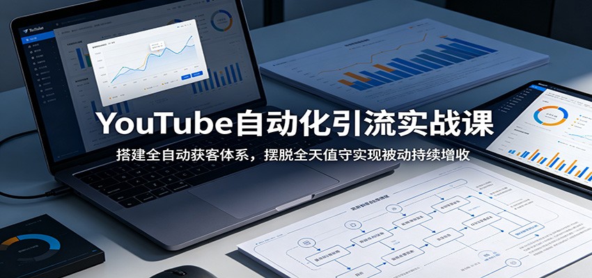 YouTube自动化引流实战课：搭建全自动获客体系，摆脱全天值守实现被动持续增收|无忧资源社
