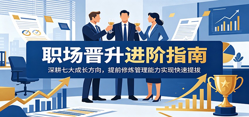 职场晋升进阶指南：深耕七大成长方向，提前修炼管理能力实现快速提拔|无忧资源社