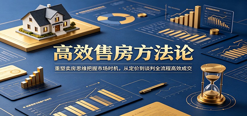 高效售房方法论：重塑卖房思维把握市场时机，从定价到谈判全流程高效成交|无忧资源社