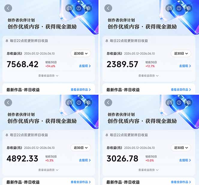 图片[2]|抖音伙伴计划最新暴利玩法，不用找素材和剪辑，10分钟出一条原创视频，轻松日入三位数|无忧资源社