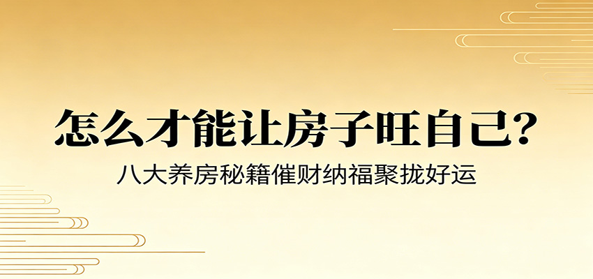 付费文章《怎么才能让房子旺自己？》八大养房秘籍催财纳福聚拢好运|无忧资源社