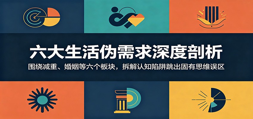 六大生活伪需求深度剖析：围绕减重、婚姻等六个板块，拆解认知陷阱跳出固有思维误区|无忧资源社
