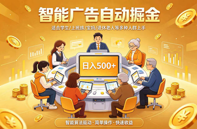 2026年最好做的项目：自动掘金项目，小白轻易上手，单日轻松收入500+【揭秘】|无忧资源社