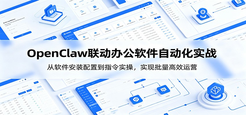 OpenClaw自动化实操课：从软件安装配置到指令实操，实现批量高效运营|无忧资源社