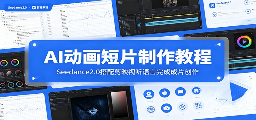 AI动画短片制作教程：Seedance2.0搭配剪映视听语言完成成片创作|无忧资源社