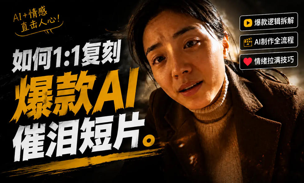 豆包+Gemini生成真人AI短剧-拆解复刻百万爆款第一人称短片，一站式讲透爆款复刻全流程|无忧资源社