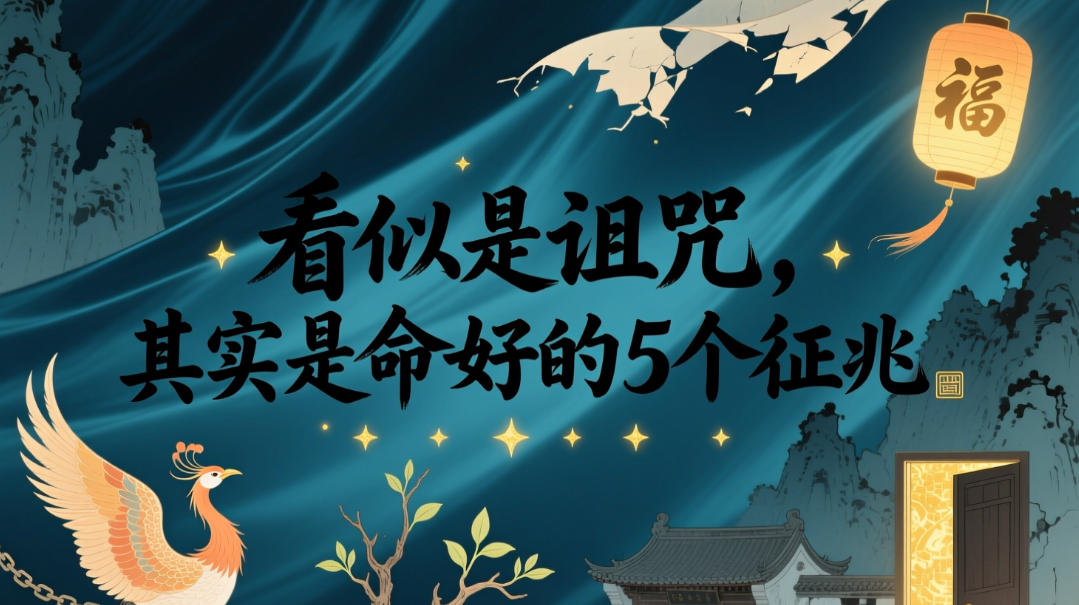 付费文章：看似是诅咒，其实是命好的5个征兆|无忧资源社